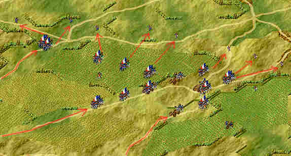 Aufmarsch zur Schlacht